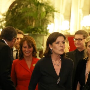 SAR la princesse Caroline de Hanovre et Mélanie Laurent - Soirée exceptionnelle à l'occasion du lancement du 1er concours international de femmes chefs d'orchestre, MAWOMA, à l'hôtel Intercontinental Paris Le Grand, à Paris. Le 24 Janvier 2019 © Dominique Jacovides / Bestimage