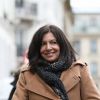 Anne Hidalgo, maire de Paris - Dévoilement d'une plaque en hommage à Claude Lanzmann dans le 14ème arrondissement de Paris le 27 novembre 2019. © Stéphane Lemouton / Bestimage