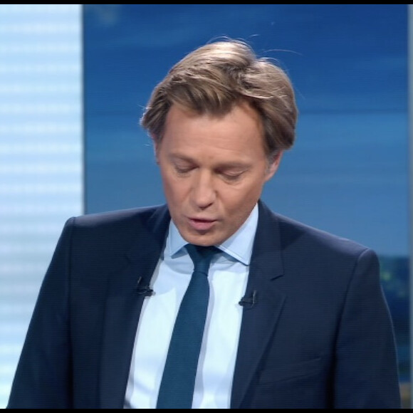 Laurent Delahousse annonce la mort de Claude Sempère sur France 2. Le 29 novembre 2019.