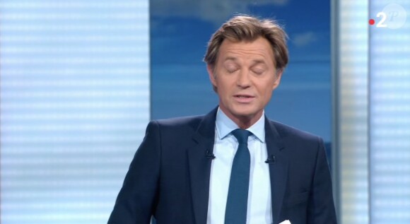 Laurent Delahousse annonce la mort de Claude Sempère sur France 2. Le 29 novembre 2019.