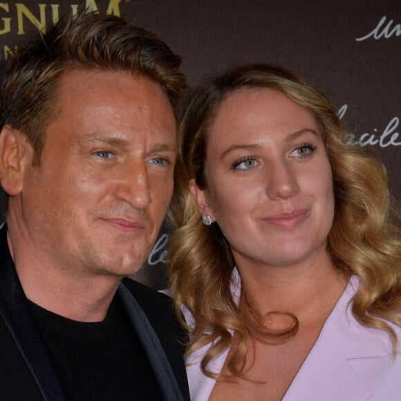 Benoit Magimel et son épouse Margot Pelletier - Photocall du film "Une Fille Facile" sur la plage Magnum. 72e Festival de Cannes. Le 20 mai 2019. @Julien Reynaud/APS-Medias/ABACAPRESS.COM