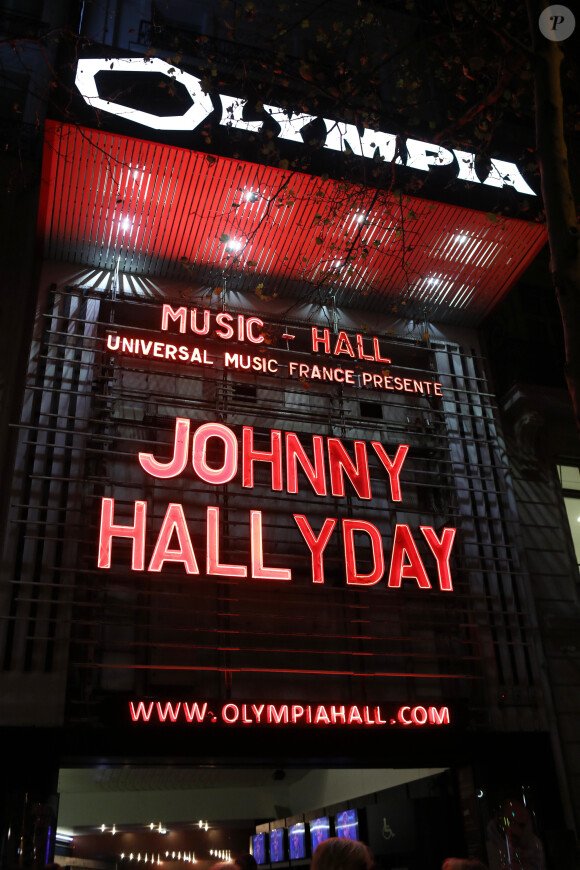 Exclusif - Illustrations de la soirée "Johnny Hallyday, Un soir à l'Olympia" à Paris le 1er décembre 2019. © Dominique Jacovides - Olivier Borde / Bestimage