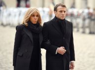 Emmanuel et Brigitte Macron recueillis pour les soldats morts au Mali