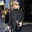 Céline Dion est en promotion à New York pour son nouvel album "Courage" le 15 novembre 2019.
