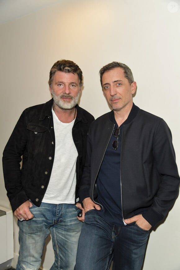 Exclusif - Philippe Lelouche, Gad Elmaleh - Backstage du spectacle "Daniel Levi & Friends" à l'Olympia à Paris le 6 juin 2019. © Pierre Perusseau/Bestimage