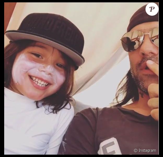 Criss Angel et son fils Johnny le 12 novembre 2019 sur Instagram.