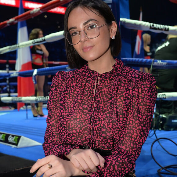 Agathe Auproux lors du gala de boxe Univent à l'AccorHotels Arena de Paris pour le championnat du monde WBA le 15 novembre 2019. © Veeren / Bestimage