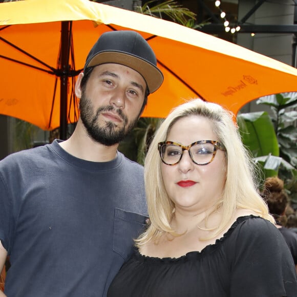 Alexis et sa compagne Marilou Berry lors de la soirée organisée pour célébrer les 10 ans de la salle de sports le "Klay Club" à Paris, le 28 juin 2019. © Marc Ausset-Lacroix/Bestimage