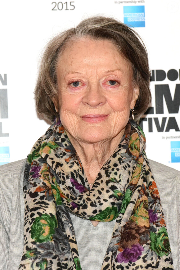 Maggie Smith - Photocall du film "The Lady in the van" lors du BFI , le Festival du Film de Londres à Londres, le 13 octobre 2015.