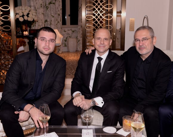 Exclusif - Elie Saab Jr. avec Christian Clerc (Président des Opérations du groupe Four Seasons Hotel and Resorts), Elie Saab - 20ème anniversaire de l'hôtel Four Seasons Hotel George V à Paris, le 7 décembre 2019. L'hôtel a célébré ses 20 ans d'excellence et de savoir-faire Four Seasons autour d'une soirée mémorable. © Rachid Bellak/Bestimage