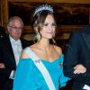 Didier Queloz, la princesse Sofia (Hellqvist) de Suède - Réception de la cérémonie annuelle du Prix Nobel à l'hôtel de ville de Stockholm, le 10 décembre 2019.