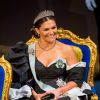 La princesse Victoria de Suède - Cérémonie annuelle du Prix Nobel au "Stockholm Concert Hall", le 10 décembre 2019.