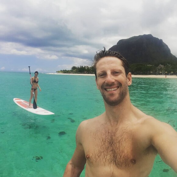 Romain Grosjean et Marion Jollès-Grosjean partagent leurs vacances de rêve à l'île Maurice, le 10 décembre 2019 sur Instagram.