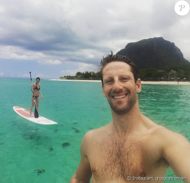 Romain Grosjean et Marion Jollès-Grosjean partagent leurs vacances de rêve à l'île Maurice, le 10 décembre 2019 sur Instagram.