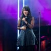 Indila en concert sur la Grand-Place de Bruxelles, lors des fêtes de la Communauté française, le 26 septembre 2014.