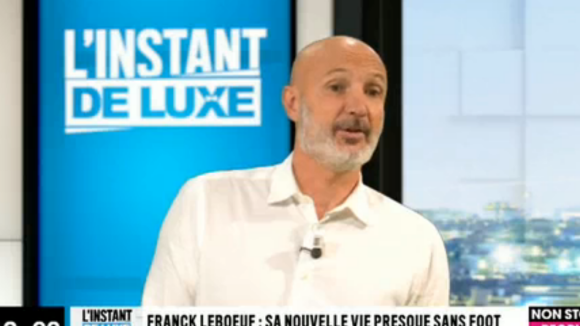 Frank Leboeuf invité de "L'instant de Luxe" sur Non Stop People - 11 décembre 2019