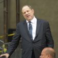 Harvey Weinstein à la sortie du tribunal State Supreme Court de New York où il a présenté sa nouvelle équipe d'avocats en charge d'assurer sa défense notamment D. Rotunno, une puissance avocate de Chicago, le 11 juillet 2019