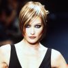 Carla Bruni sur le catwalk Sonia Rykiel, prêt-à-porter printemps-été 1996. @Photo by Java/ABACAPRESS.COM