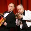 Guy Laporte et Marc Jolivet dans le spectacle Comic Symphonic au théâtre Comedia à Paris en 2007.