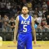 Chris Brown participe au Ace Family Basketball Charity au Staple Center à Los Angeles. le 29 juin 2019.
