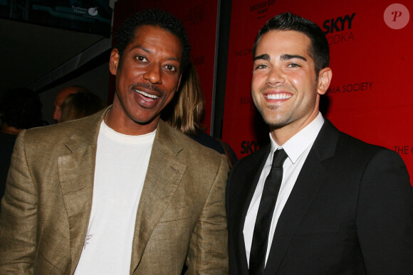 Orlando Jones et Jesse Metcalfe en septembre 2009 à New York à l'avant-première de Beyond a Reasonable Doubt.