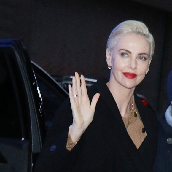 Charlize Theron est à Good Morning America pour promouvoir son nouveau film "Bombshell" à New York, le 16 décembre 2019.