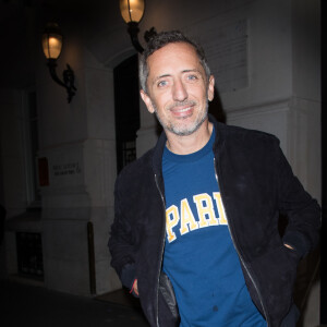 Exclusif - Gad Elmaleh - Arrivées et sorties au Lutetia "Pop Up" club où Cindy Bruna célèbre ses 25 ans, Paris le 28 septembre 2019. © Perusseau - Da Silva / Bestimage