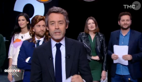 Yann Barthès dans l'émission "Quotidien", sur TMC. Janvier 2019.