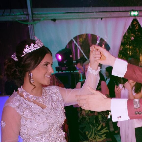 Tarek Benattia et Camélia le jour de leur mariage en mai 2017