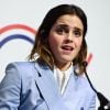 Emma Watson parle de l'égalité des sexes à Paris. Le 10 mai 2019. @Julie Sebadelha/ABACAPRESS.COM