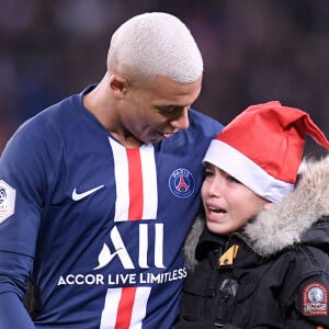 Kylian Mbappé lors du match de Ligue 1 Conforama Paris Saint-Germain - Amiens SC au Parc des Princes. Paris, le 21 décembre 2019.