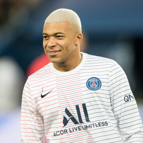 Kylian Mbappé lors du match de Ligue 1 Conforama Paris Saint-Germain - Amiens SC au Parc des Princes. Paris, le 21 décembre 2019.