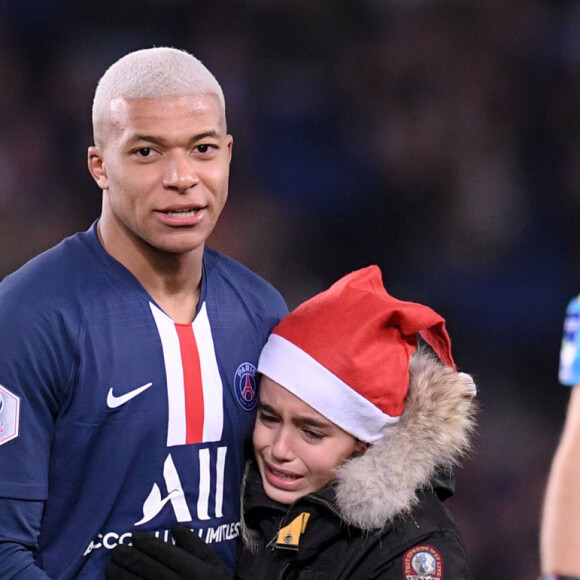 Kylian Mbappé lors du match de Ligue 1 Conforama Paris Saint-Germain - Amiens SC au Parc des Princes. Paris, le 21 décembre 2019.
