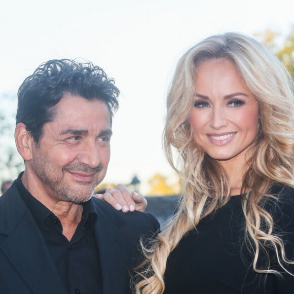 Adriana Karembeu et son mari André Ohanian - Gala des 150 ans de la Croix-Rouge française au Grand Palais, le 12 septembre 2014.