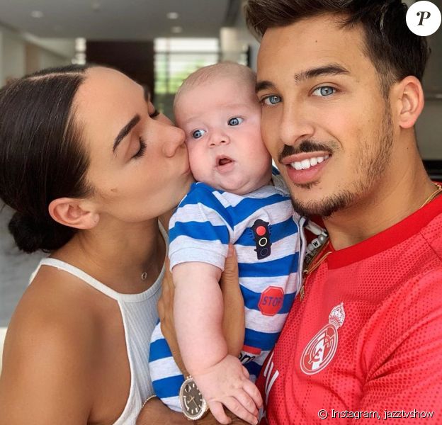 Jazz et Laurent avec leur fils Cayden, sur Instagram, le 20 mai 2019