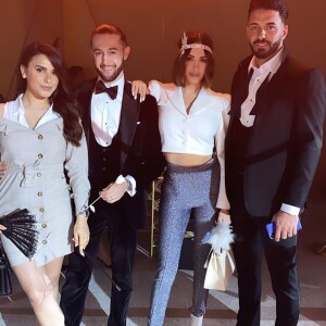 Nabilla et sa famille à l'anniversaire de Karim Benzema le 27 et 28 décembre 2019.
