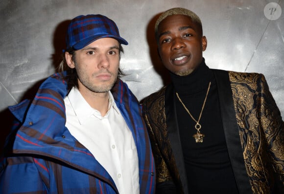 Semi-Exclusif - Orelsan (Musicien de la décennie) et MHD (Mohamed Sylla) (Musicien de l'Année) - Cocktail pour la remise des GQ Awards "Les Hommes de l'Année 2018" au Centre Pompidou à Paris, le 26 novembre 2018. © Veeren/Bestimage