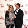 Bernard Tapie et sa fille Sophie - Avant-première de "Salaud on t'aime" à l'UGC Normandie sur les Champs-Elysées à Paris le 31 mars 2014.