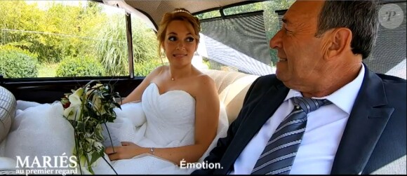 Mariage de Romain et Delphine dans "Mariés au premier regard 2020", le 6 janvier, sur M6