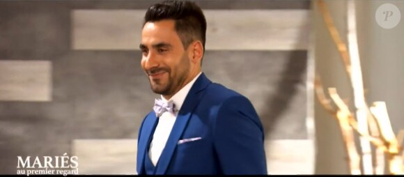 Mariage de Romain et Delphine dans "Mariés au premier regard 2020", le 6 janvier, sur M6