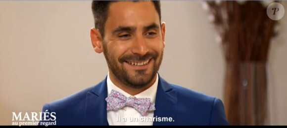 Mariage de Romain et Delphine dans "Mariés au premier regard 2020", le 6 janvier, sur M6