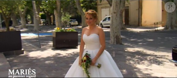 Mariage de Romain et Delphine dans "Mariés au premier regard 2020", le 6 janvier, sur M6