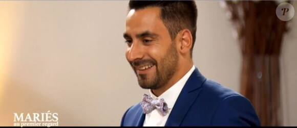 Mariage de Romain et Delphine dans "Mariés au premier regard 2020", le 6 janvier, sur M6