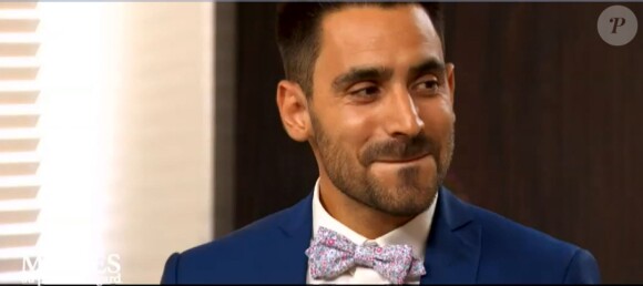 Mariage de Romain et Delphine dans "Mariés au premier regard 2020", le 6 janvier, sur M6