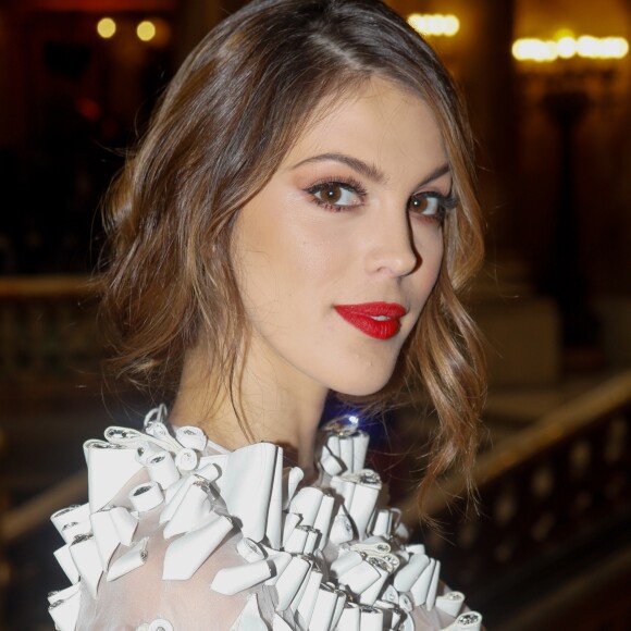 Iris Mittenaere - Front row du défilé Stéphane Rolland automne-hiver 2019/2020 au Palais Garnier à Paris, le 02 juillet 2019. © Christophe Clovis / Veeren Ramsamy / Bestimage