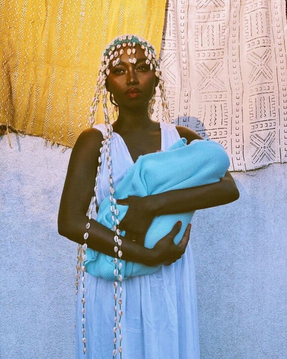 Inna Modja pose avec son bébé sur Instagram, le 7 janvier 2020.