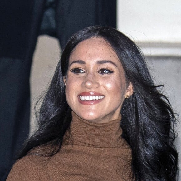 Le prince Harry, duc de Sussex, et Meghan Markle, duchesse de Sussex, en visite à la Canada House à Londres, Royaume Uni, le 7 janvier 2020.