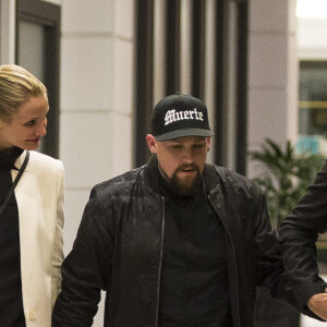 Cameron Diaz et Benji Madden à Sydney en 2015.