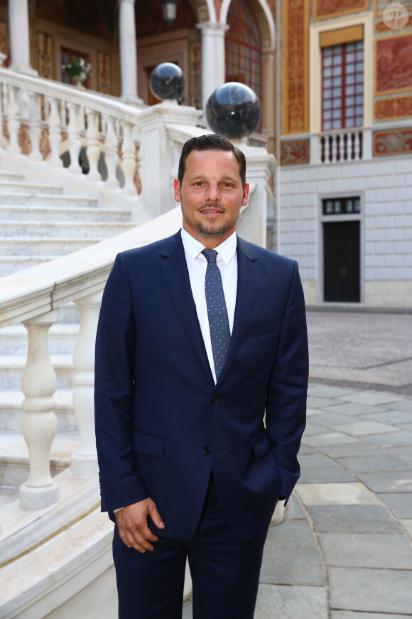 Justin Chambers (Grey's Anatomy) - Cocktail dans la cour d'honneur du palais princier lors du 54ème festival de la Télévision de Monte-Carlo. Le 10 juin 2014