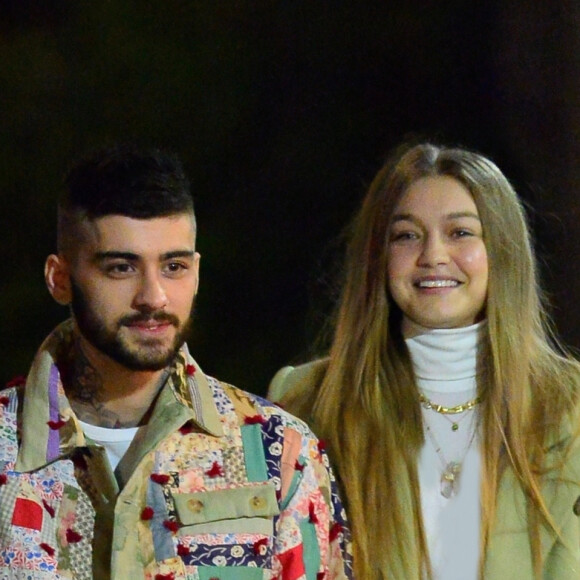 Gigi Hadid et Zayn Malik sont allés dîner au restaurant IL Buco avec B. Hadid et D. Lipa pour l'anniversaire de Zayn à New York, le 11 janvier 2020.